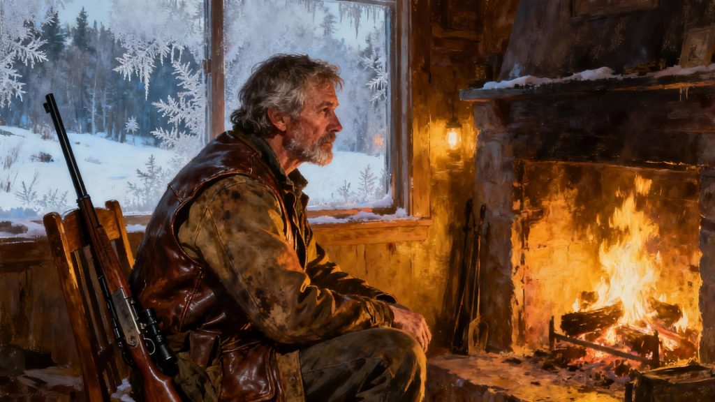 Silent Whispers at the Hearth: The Timeless Hunter Who Walks Between Our Worlds Yet Knows the Wild
