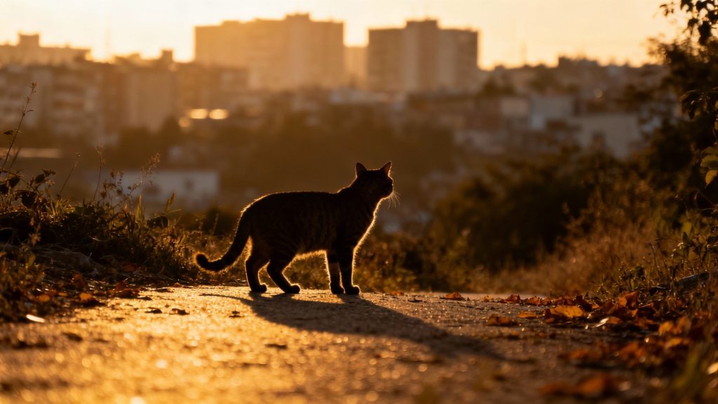 Twilight Architects of Solitude: Cats, Guardians Between Wild Whispers and Human Worlds