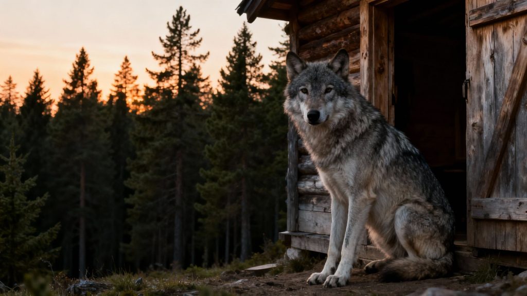 The Silent Pact: When Wolves Became Keepers of Our Hearths in the Timeless Embrace